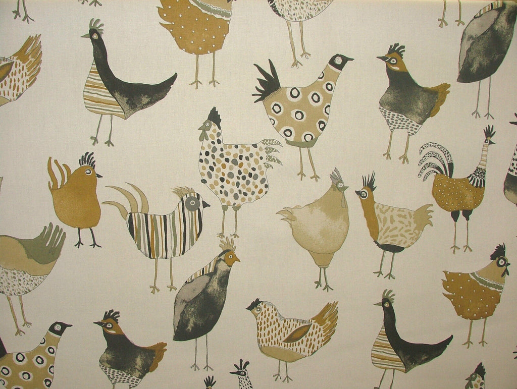 Prestigious Textiles Harriet Hens Fresh Cotton Curtain Blinds Upholstery Fabric