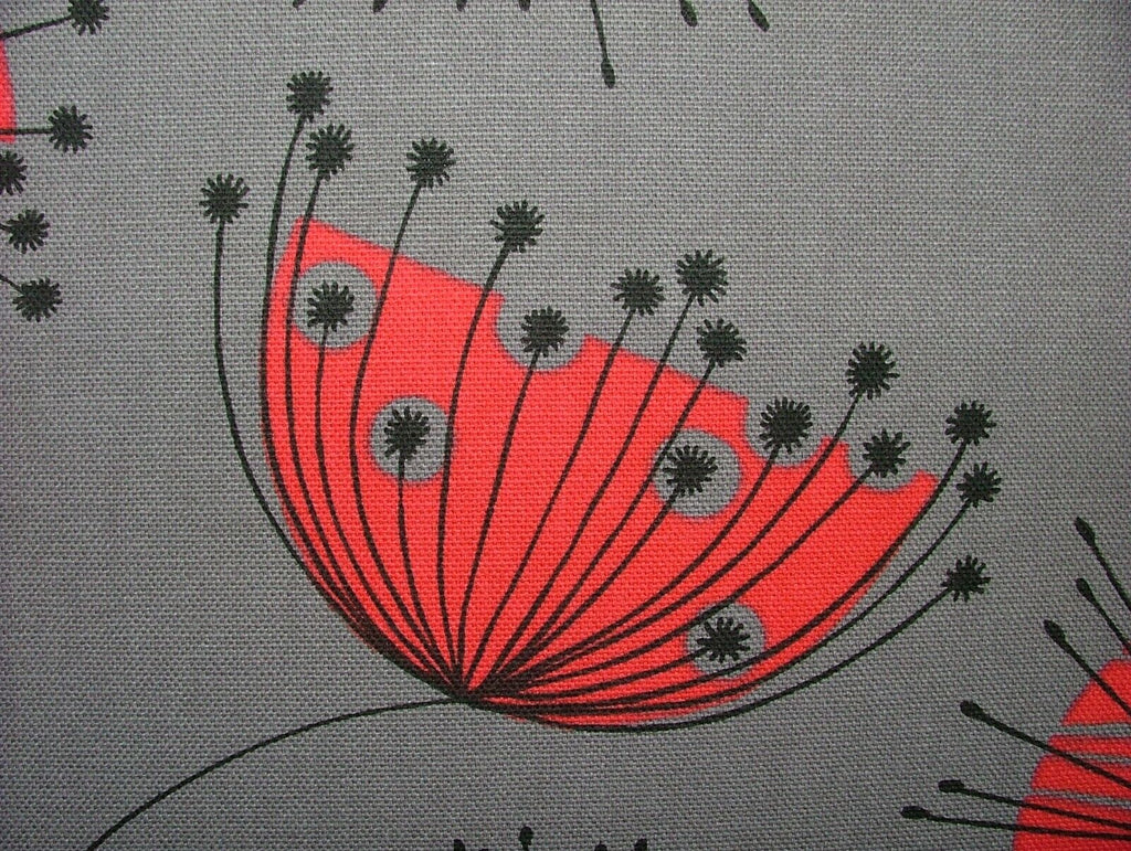 MissPrint Dandelion Mobile Storm Grey Scandi Curtain Upholstery Cushion Fabric