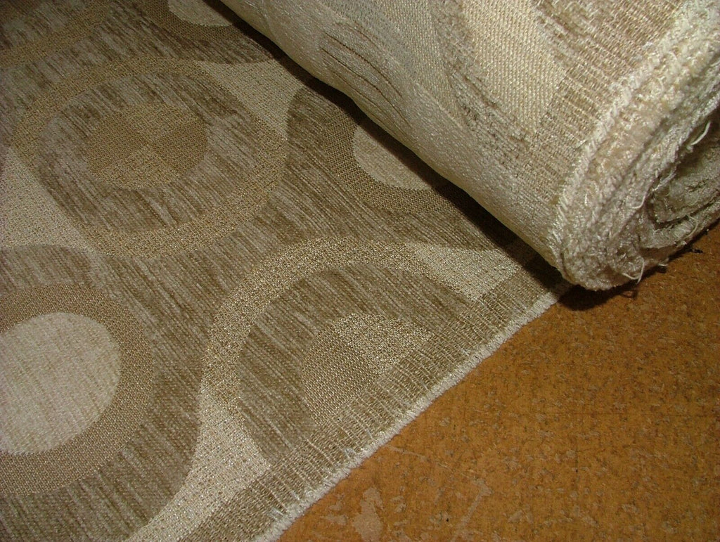 21 Metres Geometric Plush Chenille Fabric Curtain Upholstery Cushion RRP £945.00