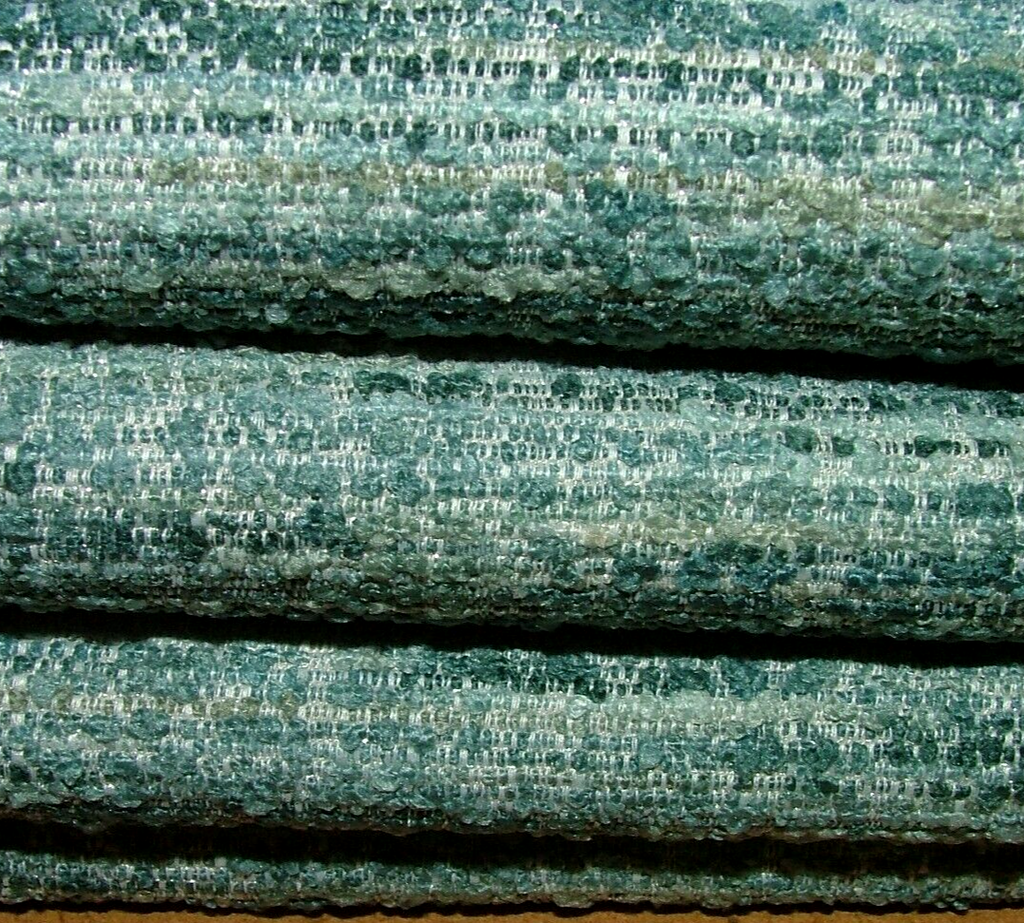 2.1 Metres iLiv Adana Peacock Textured Woven Fabric Cushion Curtain Upholstery