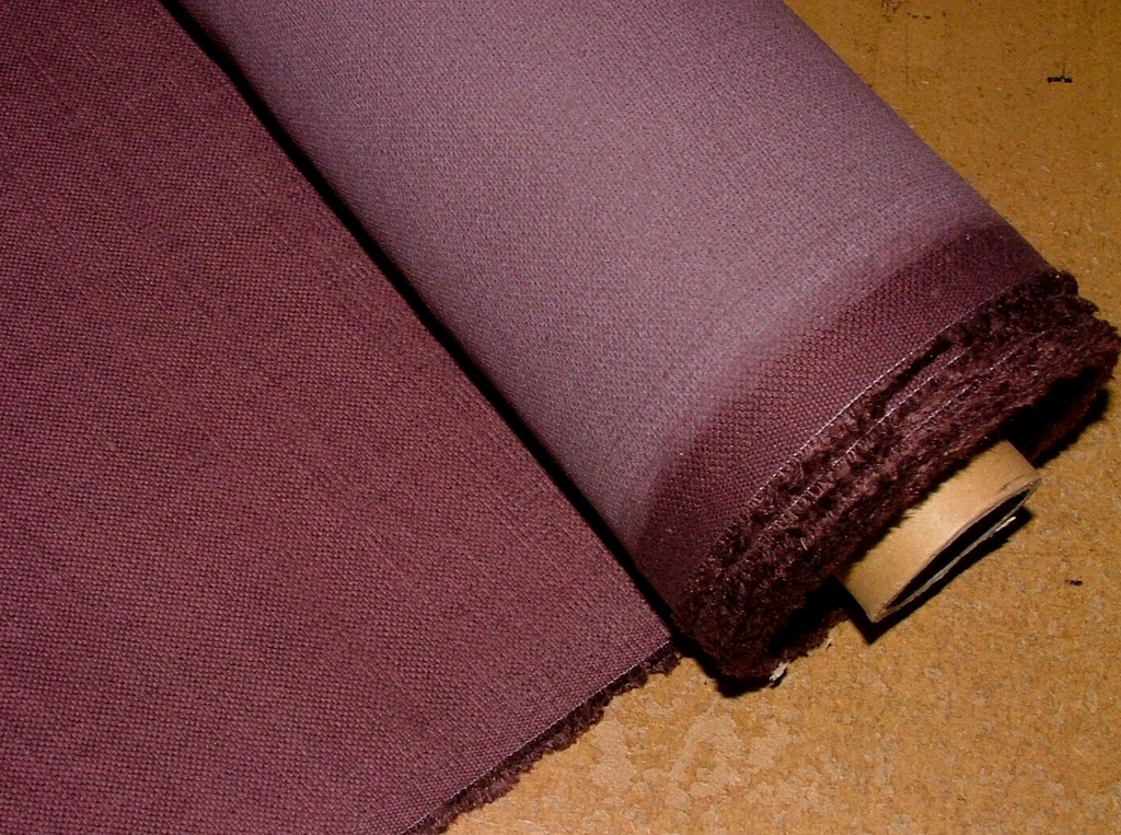 14 Metres Romo Linara Elderberry Fabric Upholstery Cushion Curtain