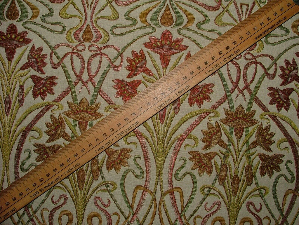 Art Nouveau Autumn Thick Designer Jacquard Curtain Upholstery Cushion Use Fabric