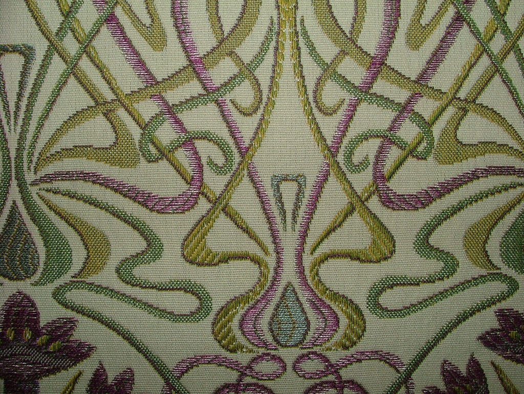 2 Metres Art Nouveau Tiffany Mulberry Thick Jacquard Curtain Upholstery Cushion