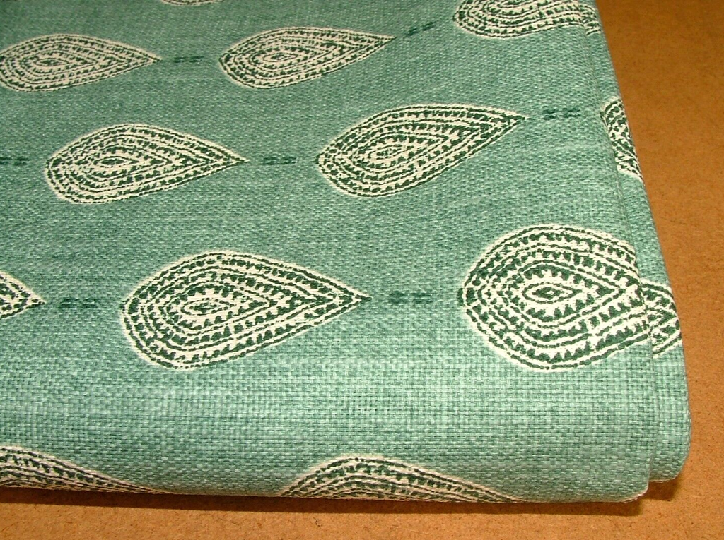 3.4 Metres iLiv Indo Forest Green Woven Cotton Fabric Cushion Curtain Upholstery