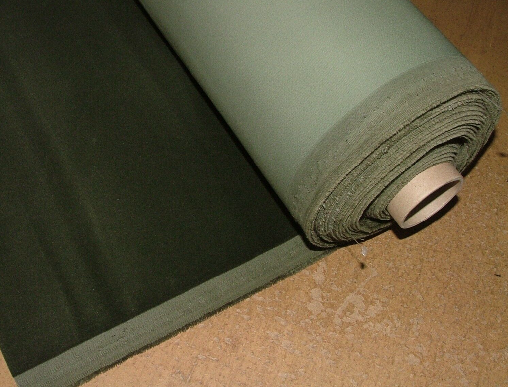 13 Metre Romo Frieda Oakmoss Green Velvet Fabric Curtain Upholstery RRP £1625.00