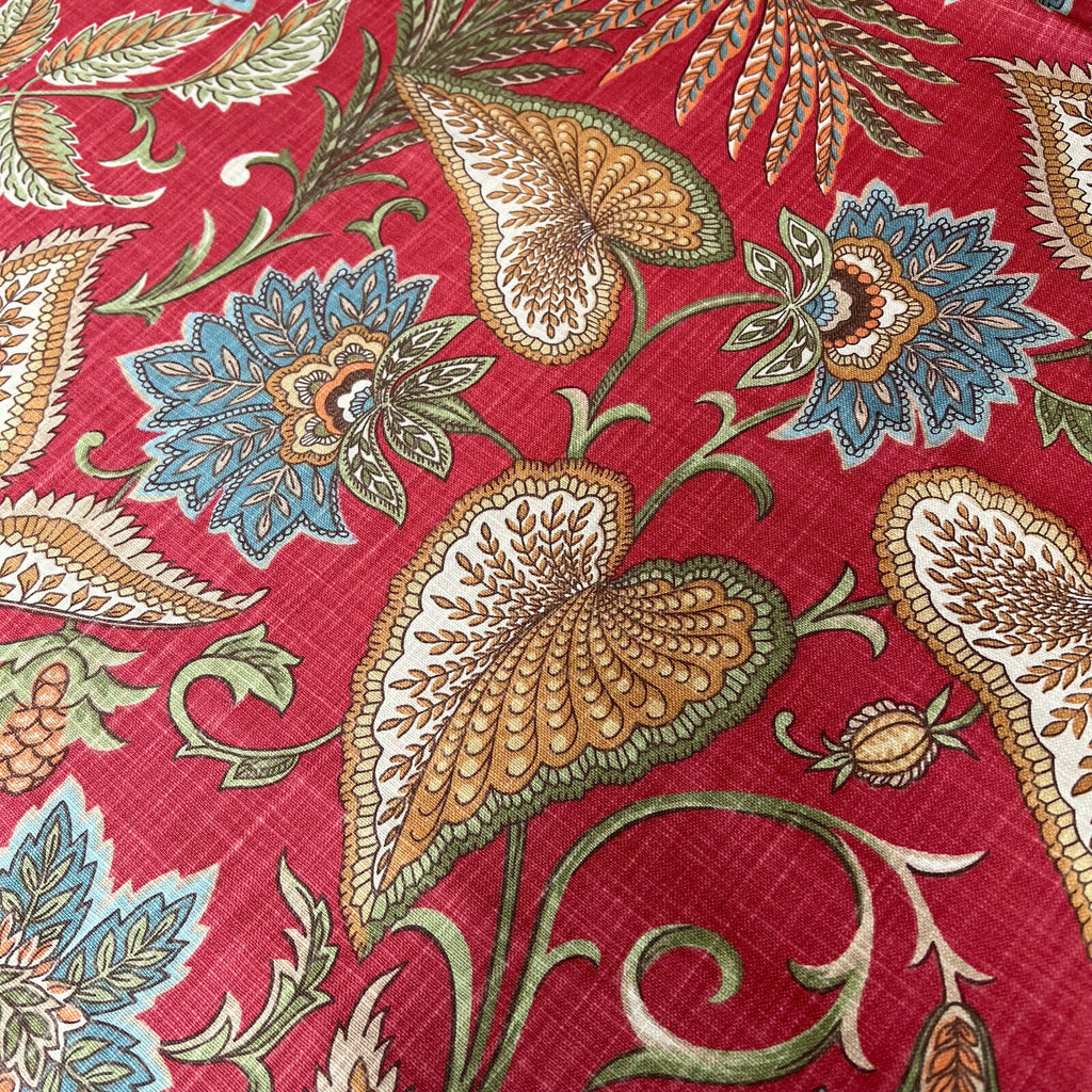 3.1 Metre iLiv Silk Road Carnelian 100% Cotton Fabric Cushion Curtain Upholstery