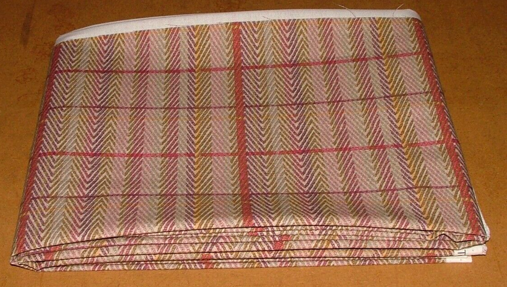 2.4 Metres iLiv Jiva Cerise Woven Cotton Fabric Cushion Curtain Upholstery