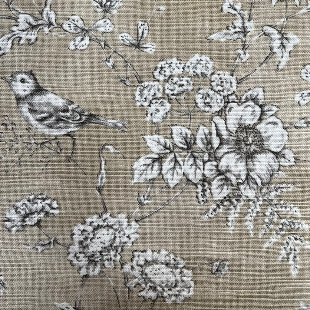 2.8 Metres iLiv Finch Toile Barley Cotton Fabric Cushion Curtain Upholstery