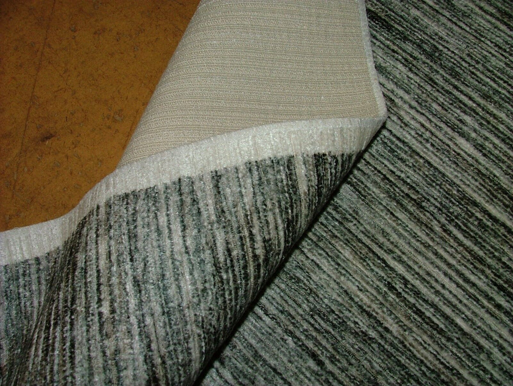 Zinc Textiles Araujo Greyscale Chenille Fabric Upholstery Curtain RRP £150.00 PM