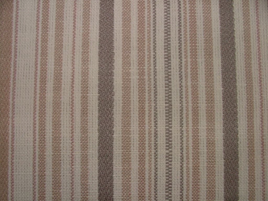 iLiv Woven Stripe Fabric 1.5 Metres Somerville Rose Curtain Upholstery Cushion8