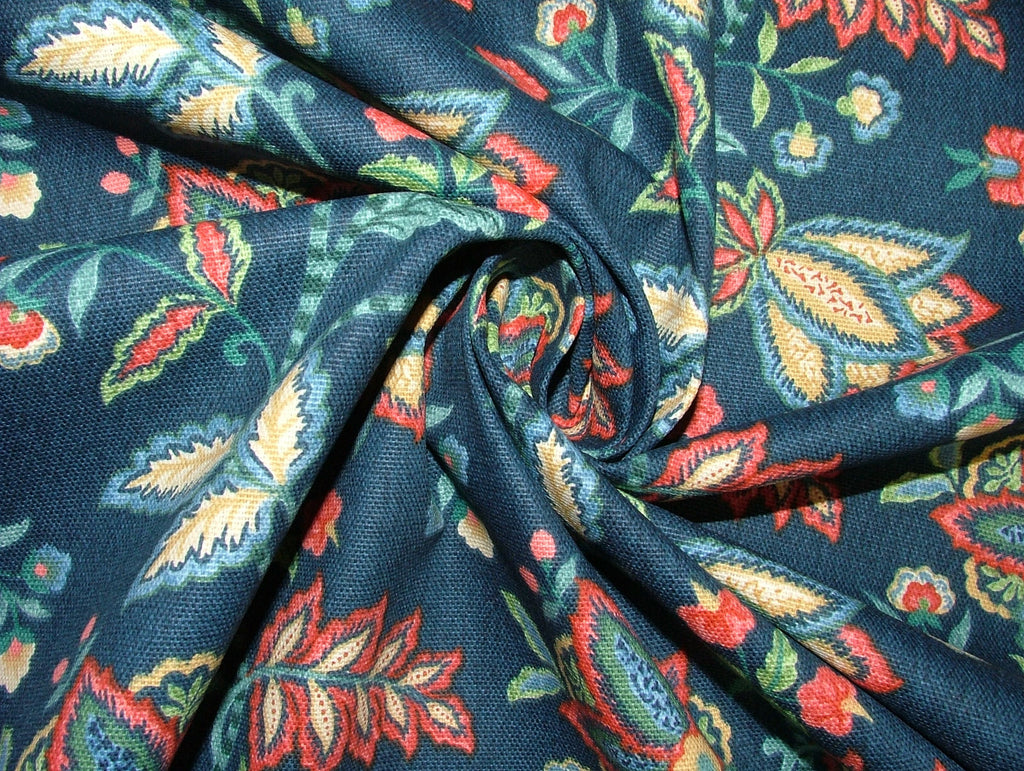 100% Cotton Curtain Fabric iLiv 4.4 Metres Maharishi Midnight Upholstery Cushion11