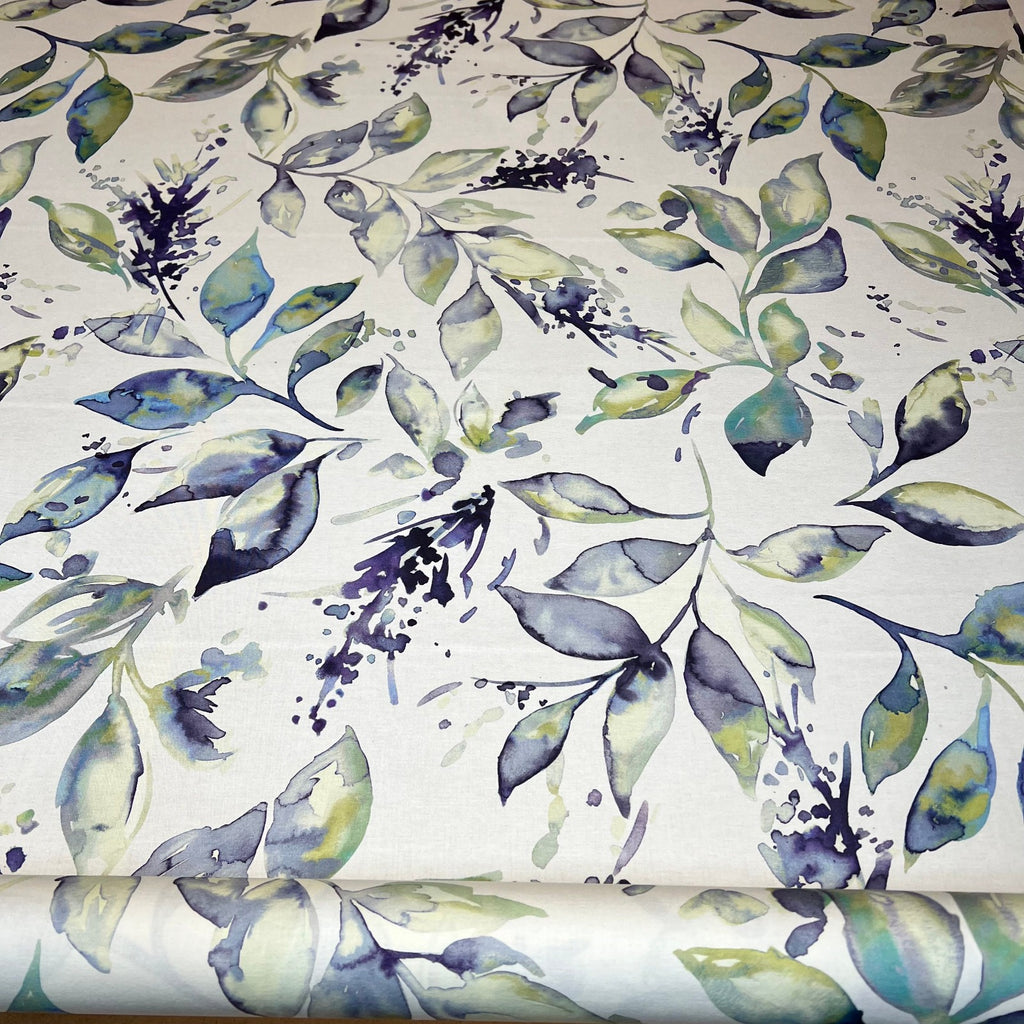 iLiv Cotton Curtain Fabric 5 Metres Andora Iris Cushion Craft Blind Upholstery9