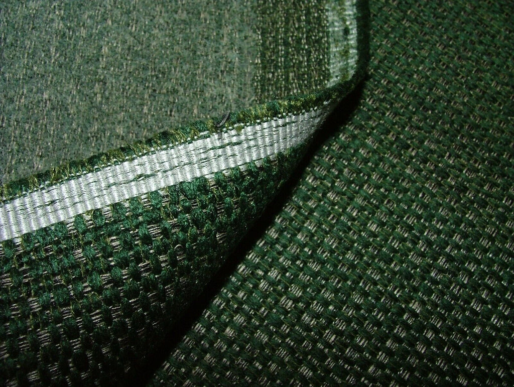 16 Metres Forest Green Chenille Fabric Curtain Upholstery Cushion RRP £560.00