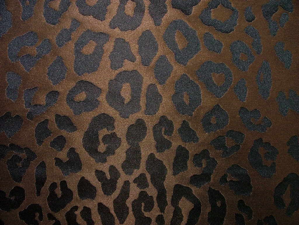 Romo Saskia Copper Leopard Jacquard Fabric Upholstery RRP £66.64