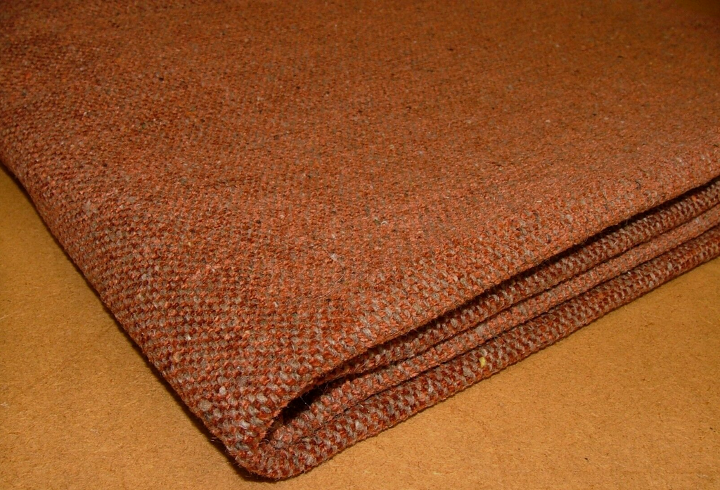 Romo Chenille Upholstery Fabric 65cm Fleck Eco Rust Cushion Craft RRP £61.751