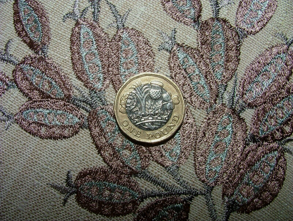 Embroidered Curtain Upholstery Fabric 11 Metres Berryvine Dove Grey RRP £550.0011