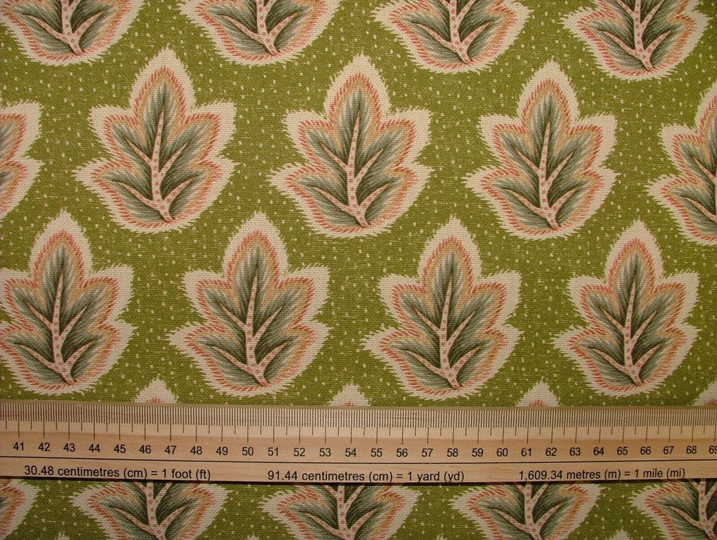 Foliage Fall Leaf 100% Cotton Fabric Curtain Cushion Upholstery Blinds Craft Use