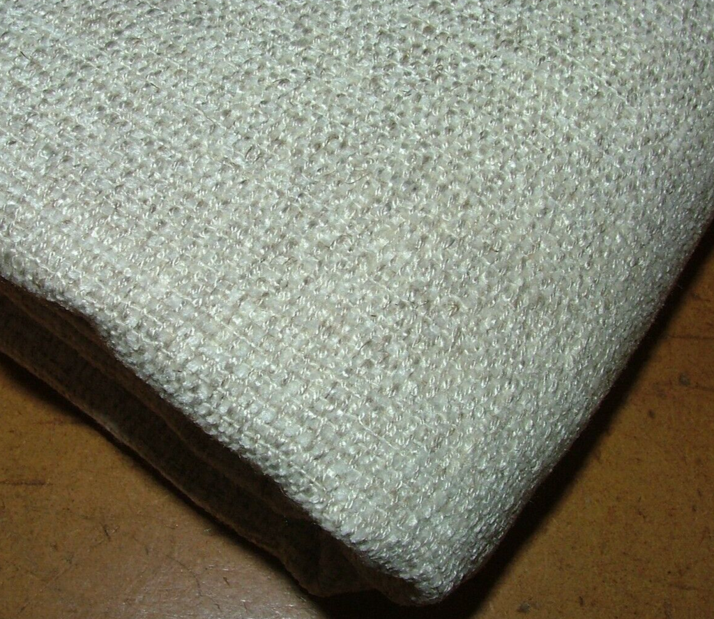 2.3 Metres Romo Kelby Cream Woven Textured Fabric Upholstery Cushion RRP £224.25