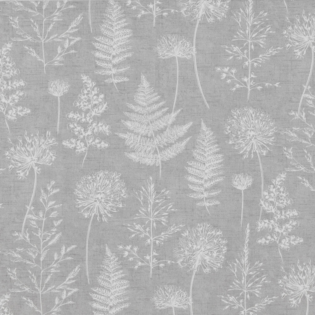 iLiv Cotton Curtain Fabric 2.7 Metres Chervil Dove Grey Upholstery Cushion Blind0