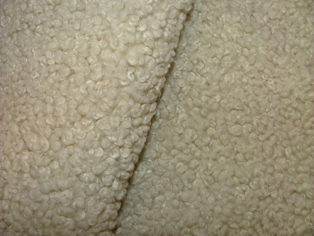 1.6 Metres Romo Cream Thick Boucle Fabric Upholstery Cushions  RRP £148.00