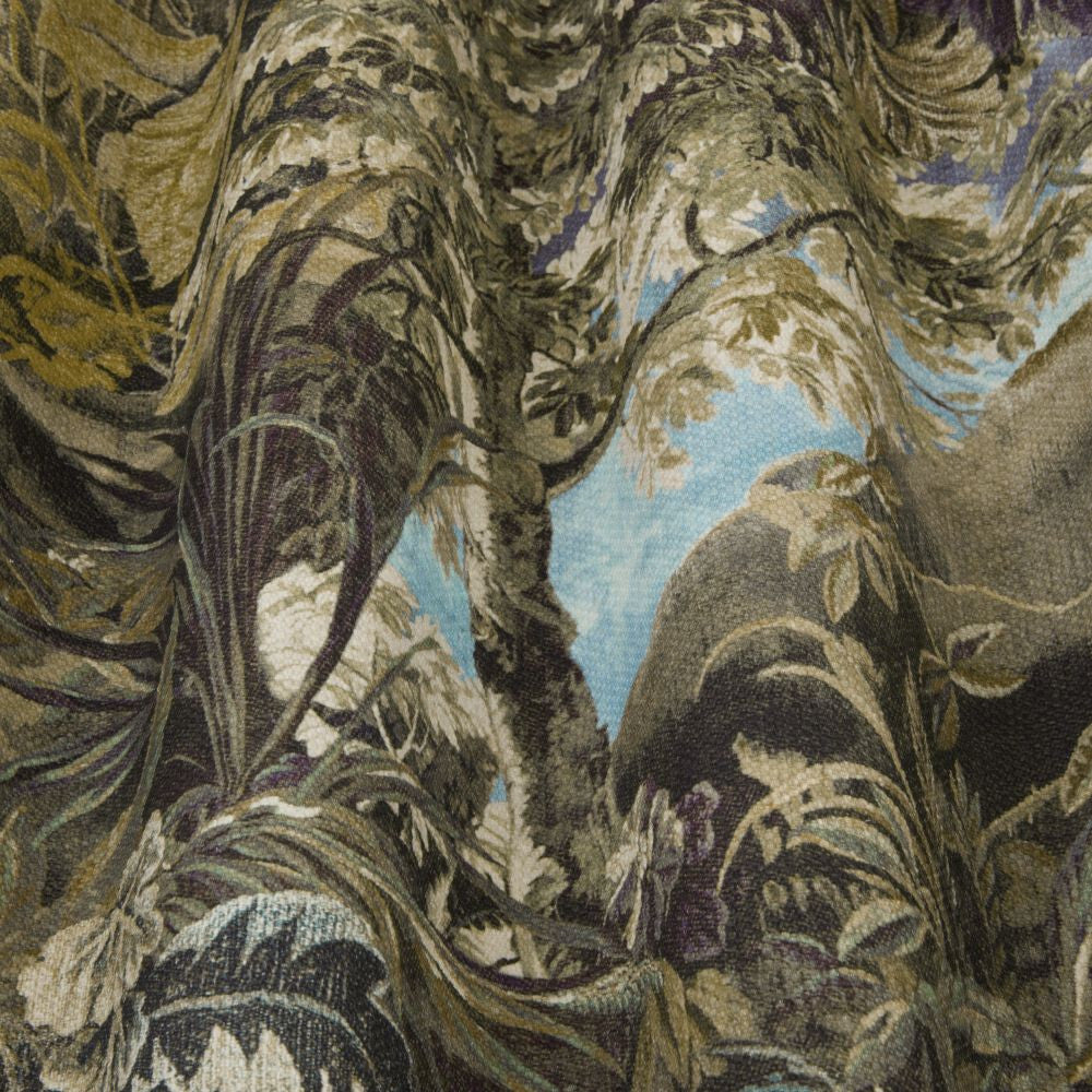 Thick Woven Curtain Fabric iLiv 90cm Elysian Haze 100% Cotton Upholstery1