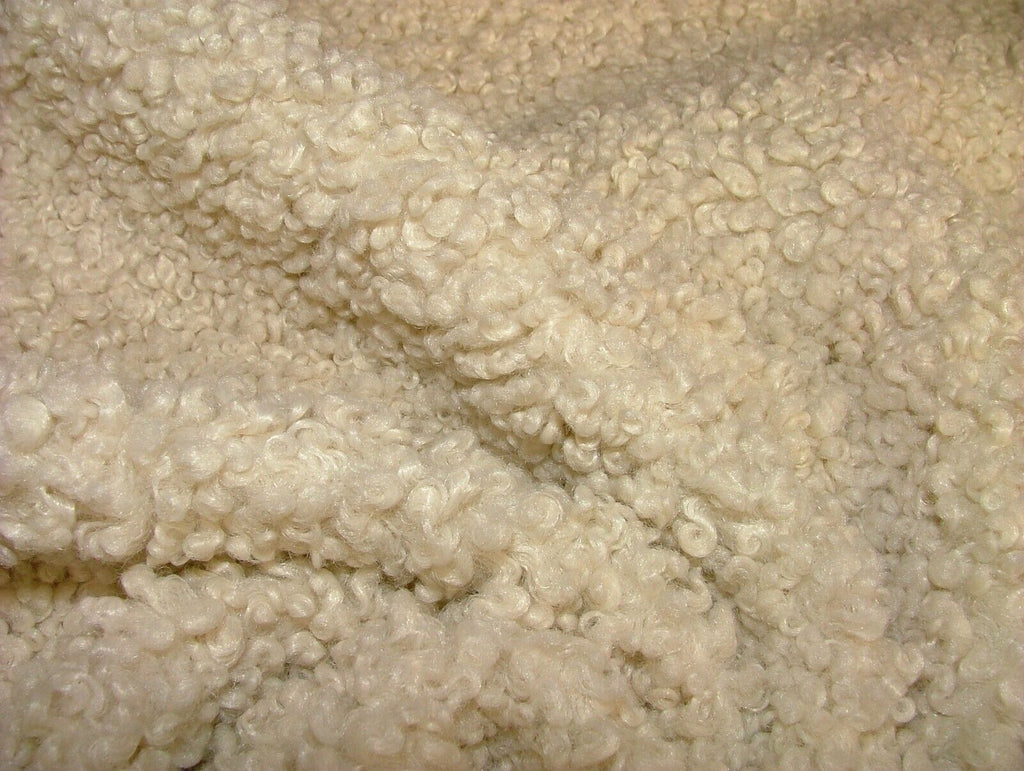 1.3 Metres Romo Cream Thick Boucle Fabric Upholstery Cushions  RRP £120.25