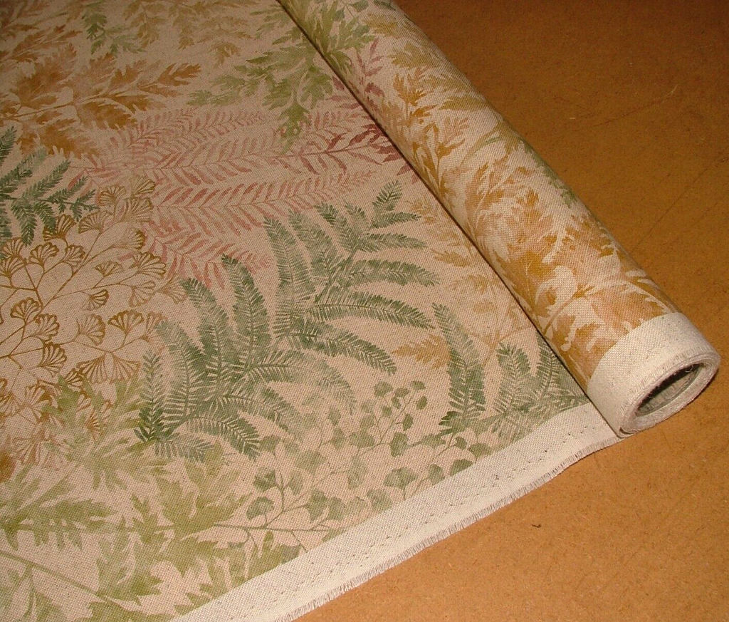 3.1 Metres iLiv Sylvan Elm Linen Mix Fabric Cushion Curtain Upholstery