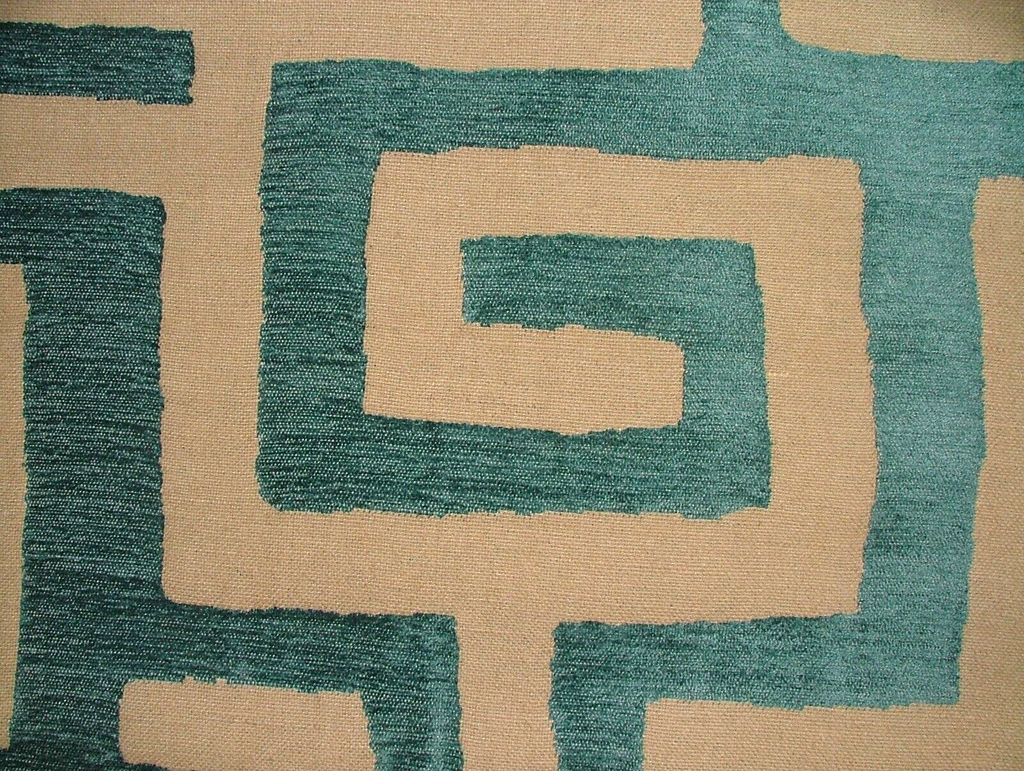 1 Metre Romo Zinc Textiles Kuba Cay Lagoon Curtain Upholstery Fabric RRP £135.50