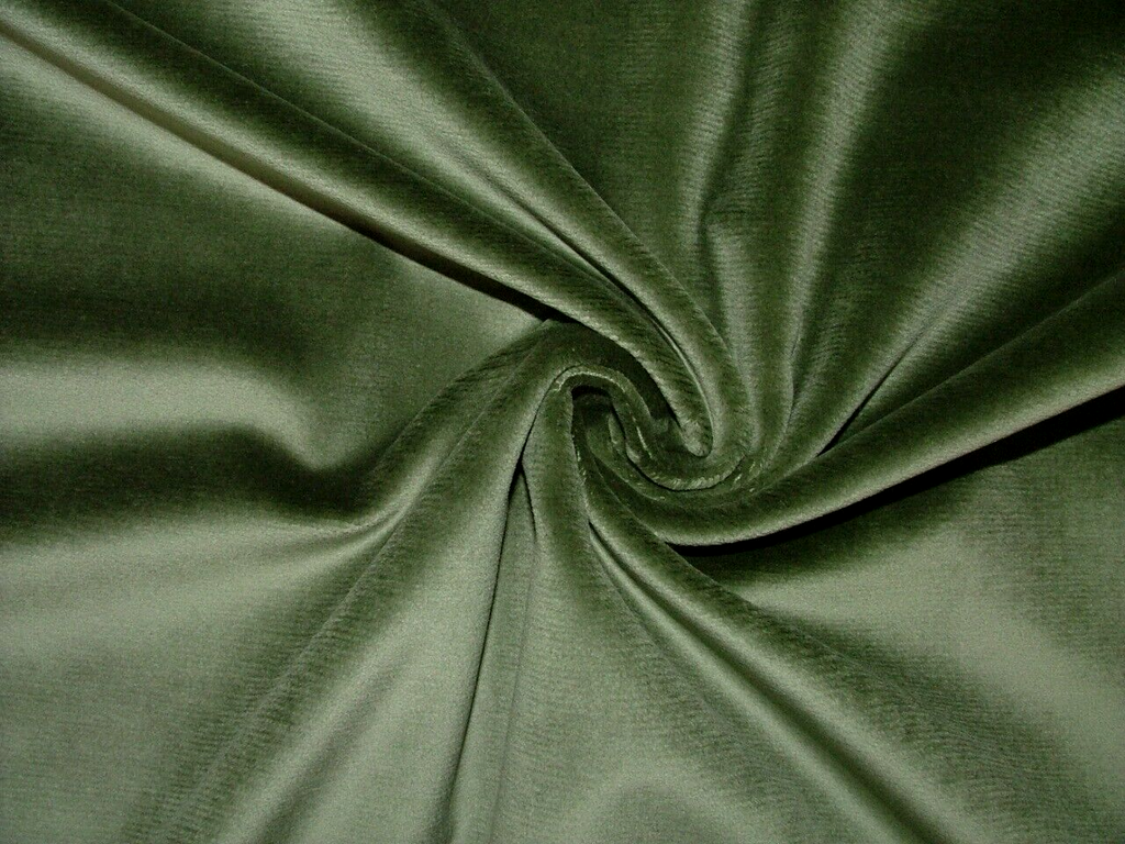 10 Metre Romo Verde Green Velvet Fabric Curtain Upholstery Cushion RRP £1650.000