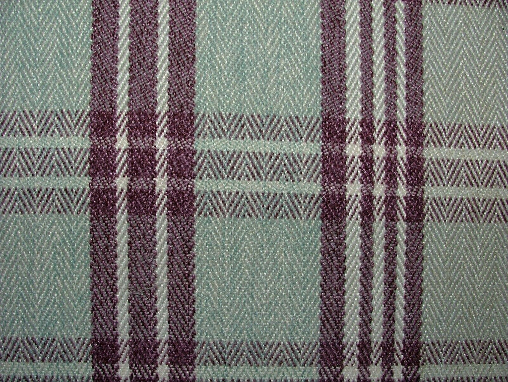 Blair Mulberry Wool Effect Thick Tartan Upholstery Cushion Curtain Fabric