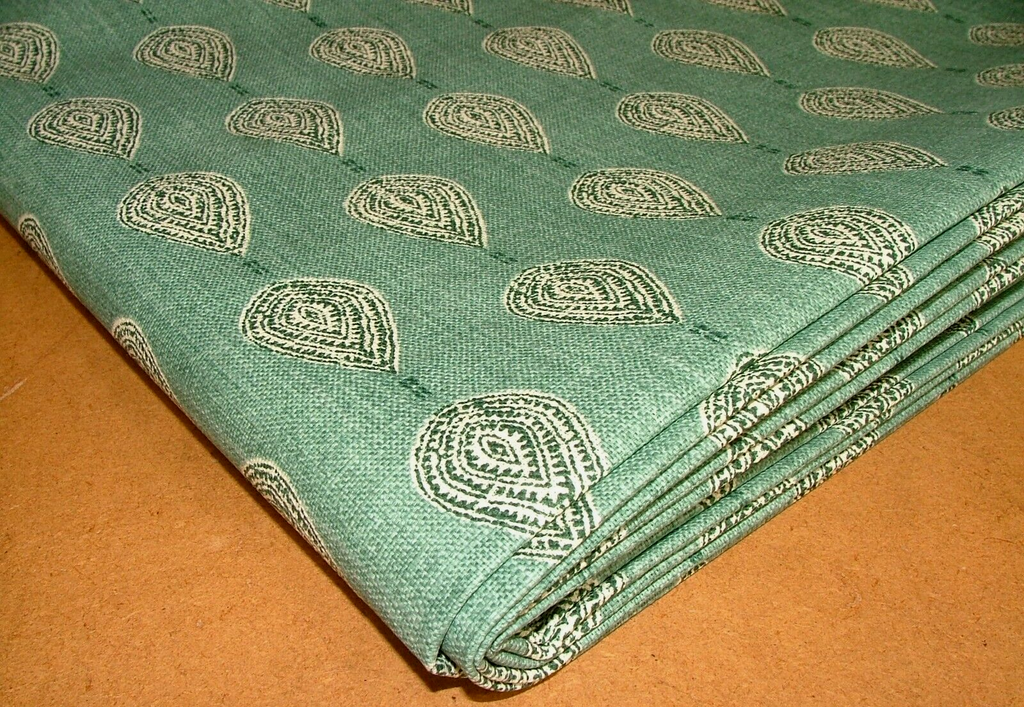 3.1 Metres iLiv Indo Forest Green Woven Cotton Fabric Cushion Curtain Upholstery