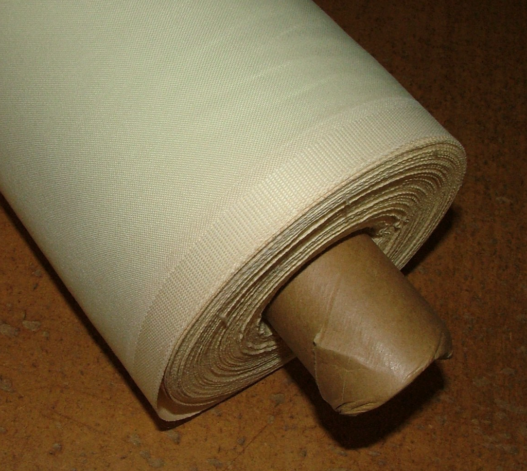 Cream Curtain Lining Fabric Finesse Lux  PolyCotton Plain Washable 55 Metres1