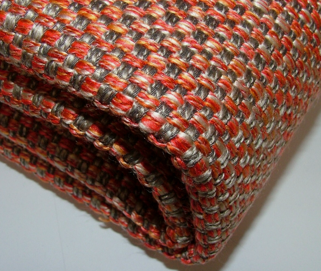 1 Metre Fryetts Sparta Burnt Sienna Flame Retardant Fabric Cushion Upholstery0