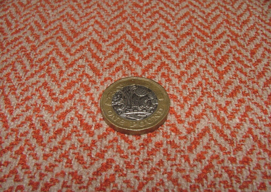 2 Metres iLiv Dalton Flame FR Upholstery Fabric Cushion Curtain Upholstery