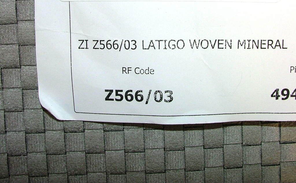 1.8 Metres Romo Lattice Faux Suede Grey Fabric Upholstery Cushion RRP £414.00