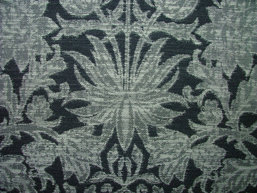 35 Metres Riverhill Indigo Blue Woven Jacquard Fabric Curtain Upholstery Cushion