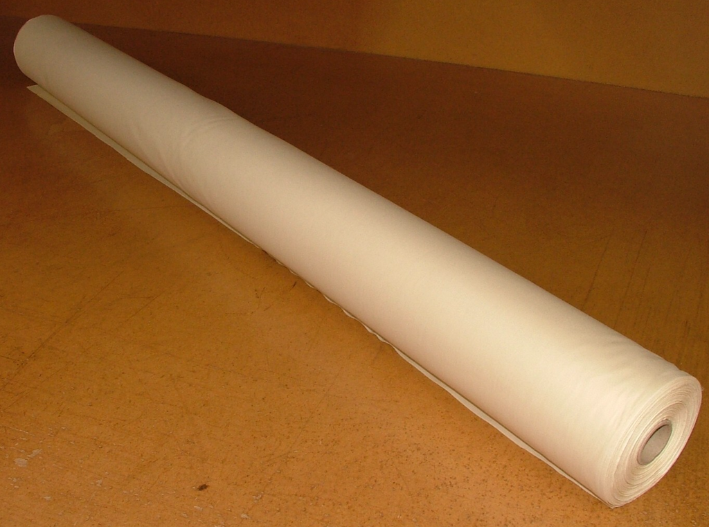 Cotton Sateen Curtain Lining Fabric Cream Solprufe Washable - 25 Metres4