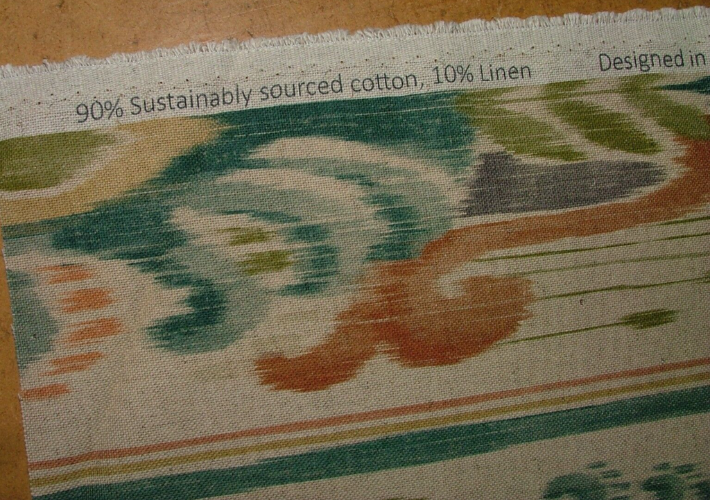 2.1 Metres iLiv Incanto Forest Linen Blend Fabric Cushion Curtain Upholstery