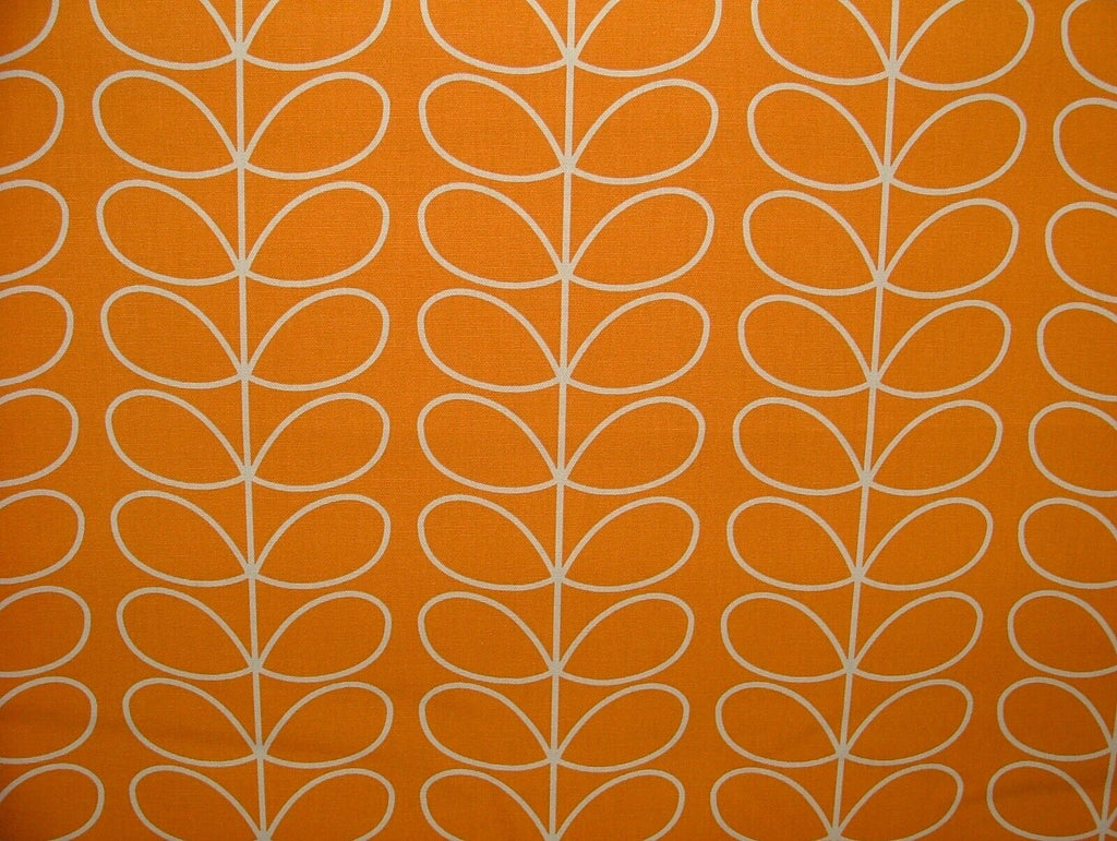 Orla Kiely Linear Stem Papaya Cotton Curtain Upholstery Cushion Craft Fabric