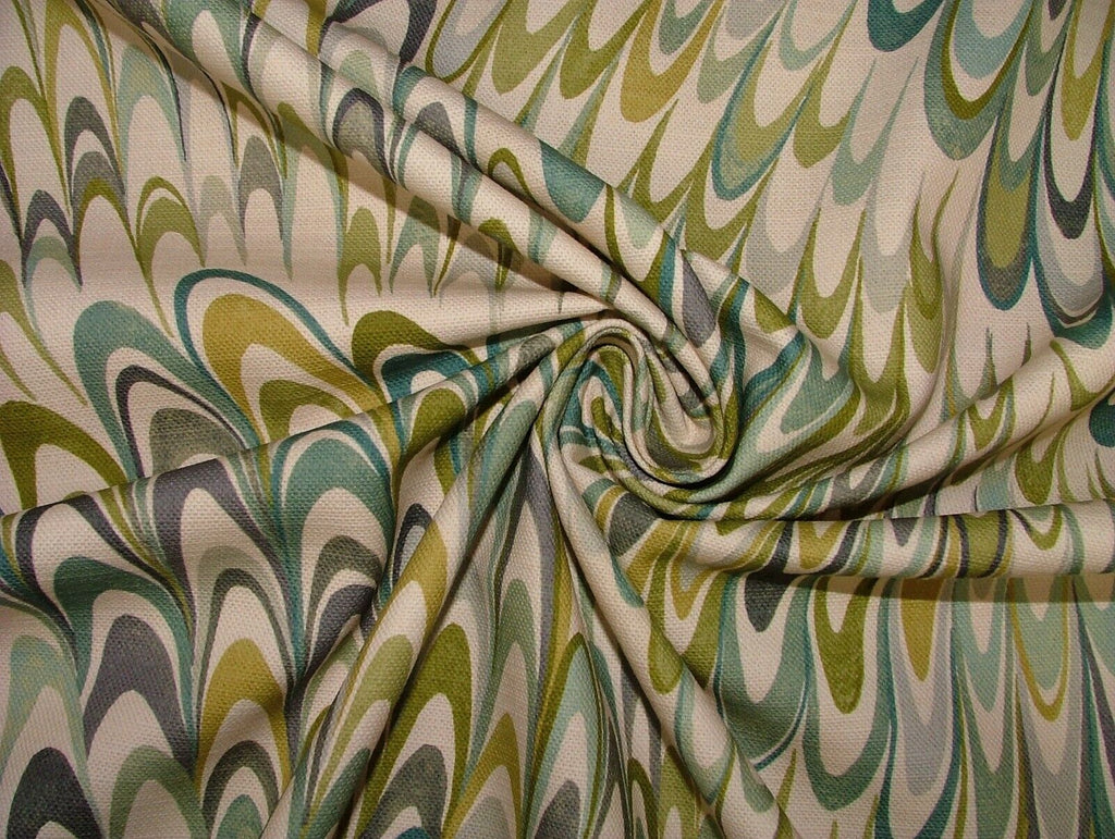 2.5 Metres Seraphina Moss 100% Cotton Curtain Upholstery Cushion Blind Fabric