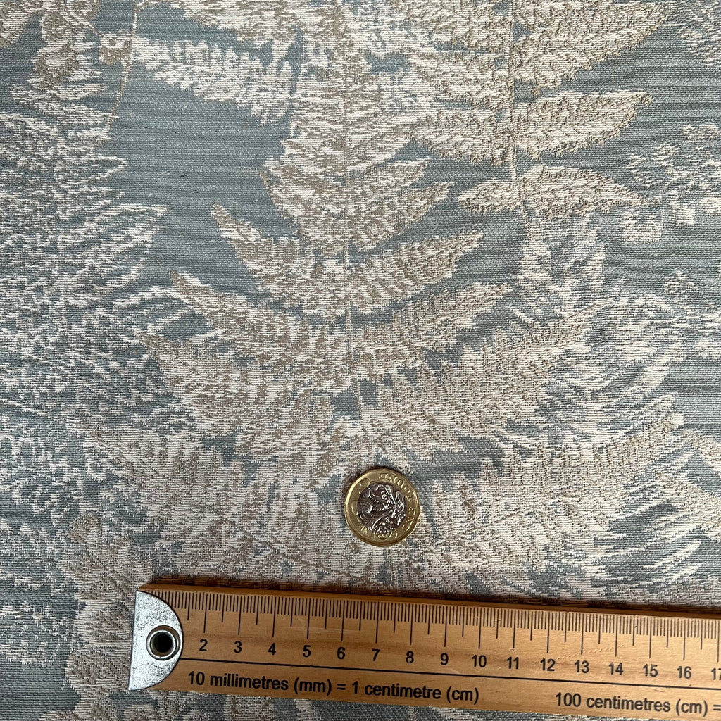 0.9 Metres Woodland Walk Denim Jacquard Fabric Upholstery Cushion Curtain5