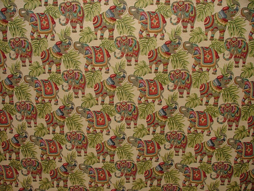 "Animal Tapestry" Designer Fabric Ideal For Upholstery Curtains Cushions Throws