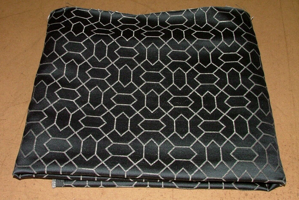 Romo / Zinc Textiles Tracery Slate Jacquard Fabric Upholstery Cushion RRP£288.75