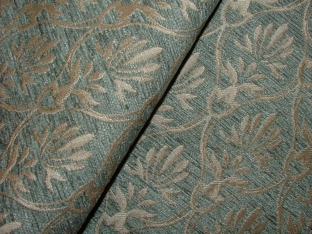 36 Metres Heritage Duckegg Chenille Fabric Upholstery Cushion Curtain FULL ROLL