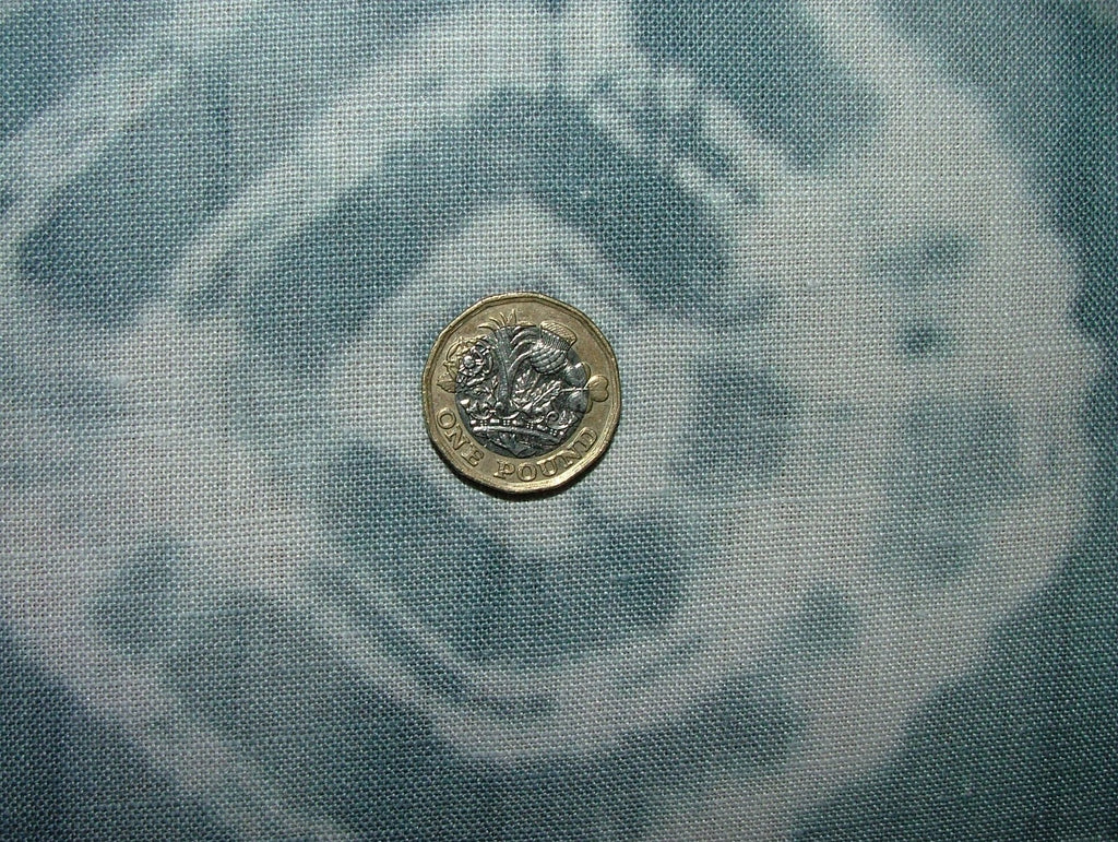 Mark Alexander Romo Fabric KALEIDOSCOPE ICEBURG Linen Curtain Use -  4 Metres7