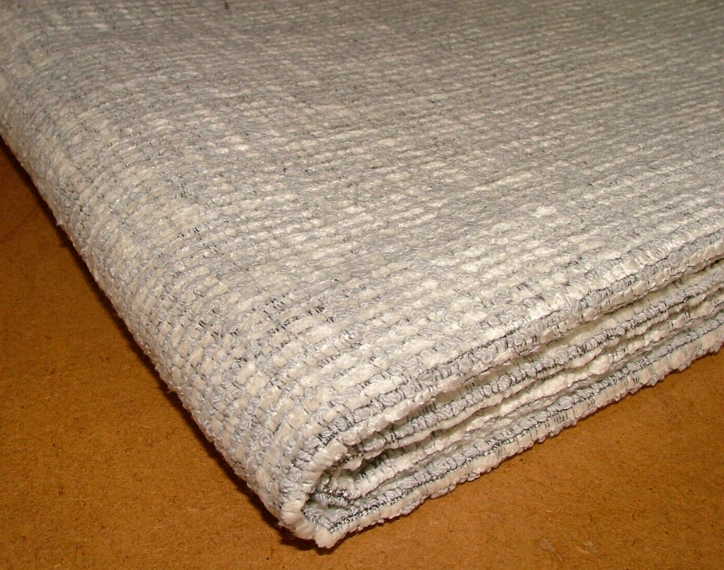 86cm Zinc Hepworth Silver Grey Chenille Romo Fabric Upholstery RRP £98.47