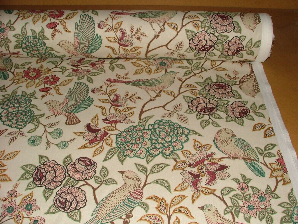 2.6 Metres Heritage Fern Floral Curtain Upholstery Cushion Blind Craft Fabric