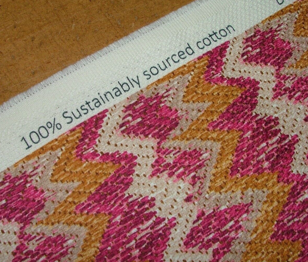 2.5 Metres ILiv Tanvi Cerise Woven Cotton Fabric Cushion Curtain Upholstery