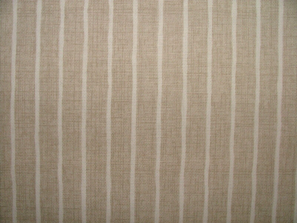 4.2 Metres iLiv Pencil Stripe Nougat Cotton Fabric Cushion Curtain Upholstery