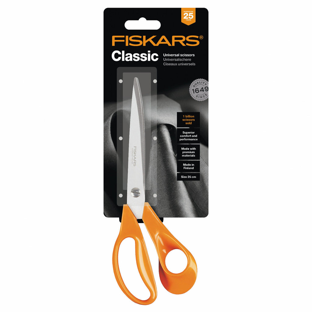 Fiskars 25cm Fabric Classic Dressmaking / Large General Purpose Scissors 9863